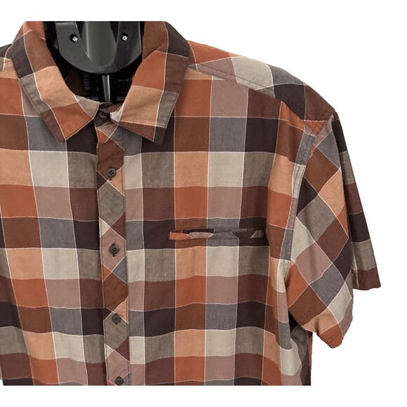 Smartwool Men's 2XL Merino Wool Short Sleeve Everyday Exploration Plaid Shirt - Picture 5 of 10